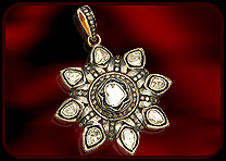 Rosecut Diamond Pendants 